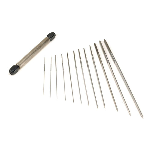 Cutting Broach Set of 12 with Broach Holder - Otto Frei