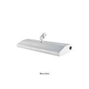 Dazor 318C3 3 Fluorescent 45W Tube Desk Lamp With Base-Black or Dove Grey-110V - Otto Frei