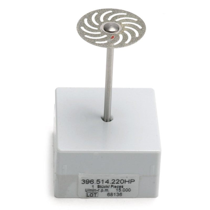 Diamond Disc Edenta Swiss 0.25mm X 22mm Highflex With Slots-Both Sides Coated - Otto Frei