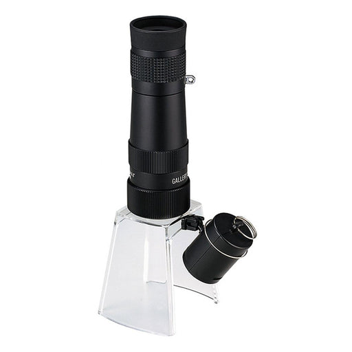 Diamond Inscription Reading 25X Microscope & Stand - Made in Japan - Otto Frei