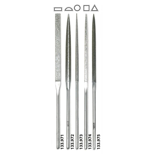 Diamond Needle Files Coarse Grit 126 - Otto Frei