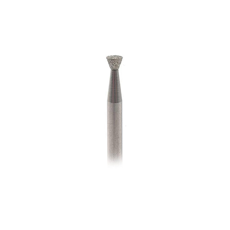 Diamond Supreme Diamond Point Inverted Cone 2mm x 5mm On 3/32" Shank - Otto Frei