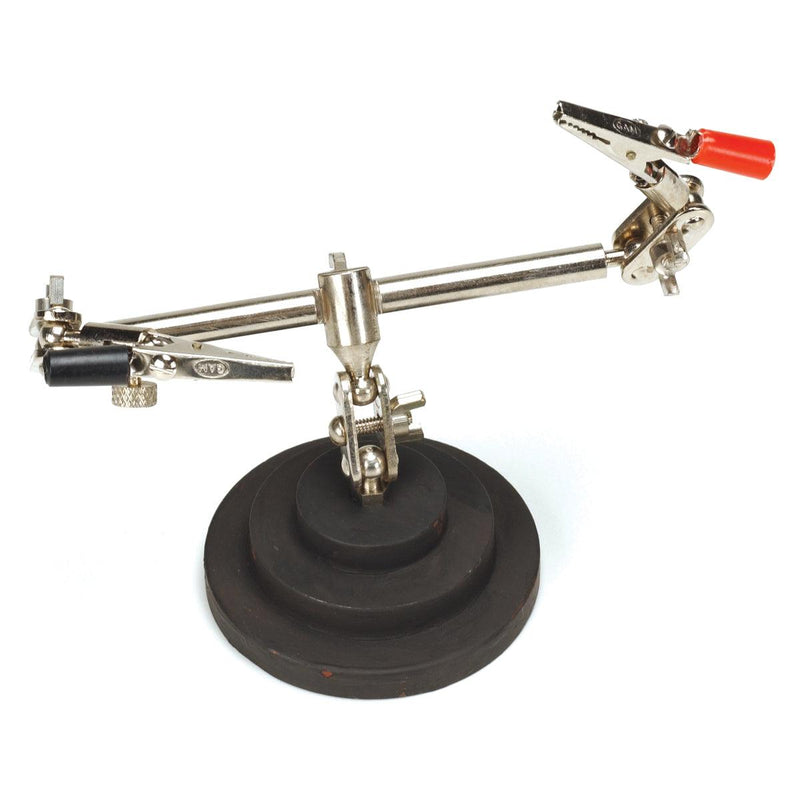 Double Clamp With Alligator Clips On Round Base - Otto Frei