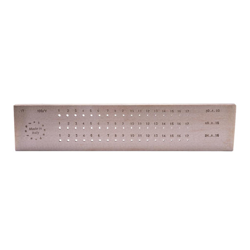 Drawplate-Combination Round, Half-Round & Square-51 Holes-Made in Italy - Otto Frei