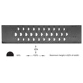 Drawplate Half-Round High Dome SP69 A 12-9MM 31Holes