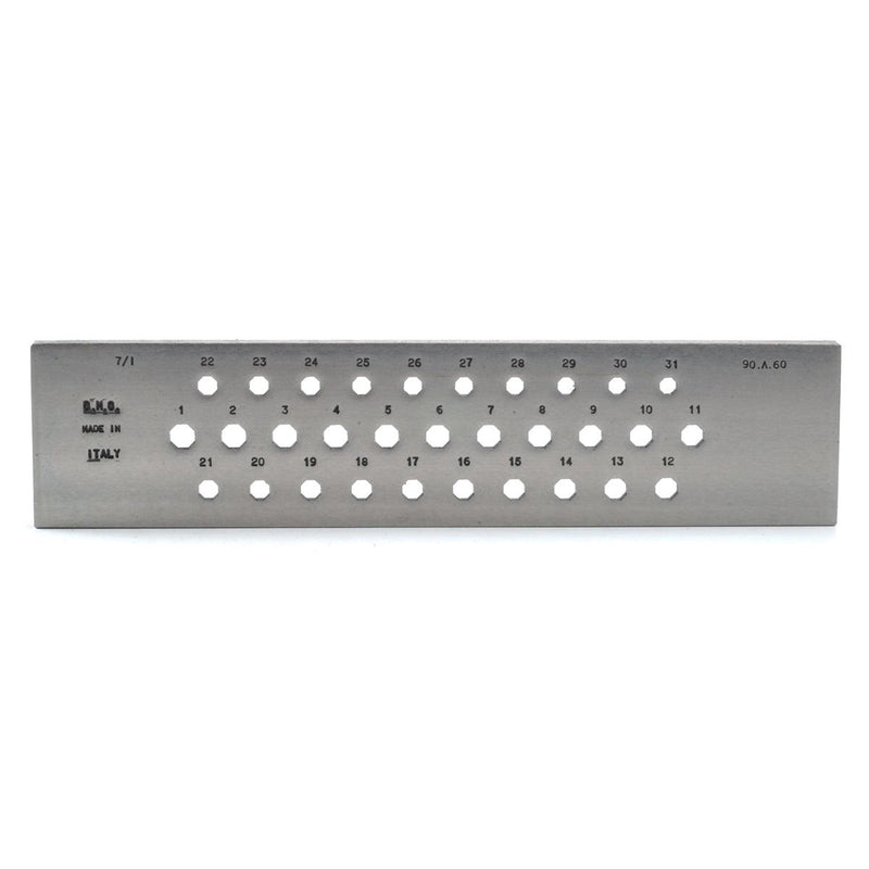 Drawplate Octagonal 9-6MM 31 Holes - Otto Frei