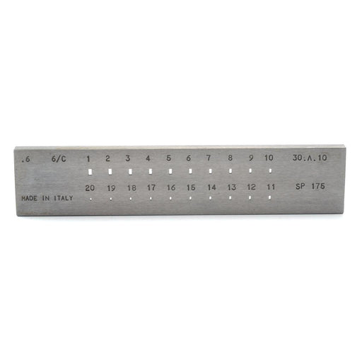 Drawplate Rectangle 3-1MM 20 Holes - Otto Frei