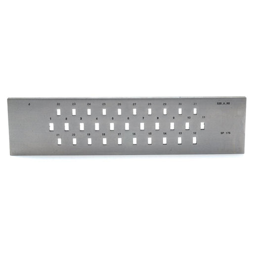 Drawplate Retangular-12 to 9mm-31 holes - Otto Frei