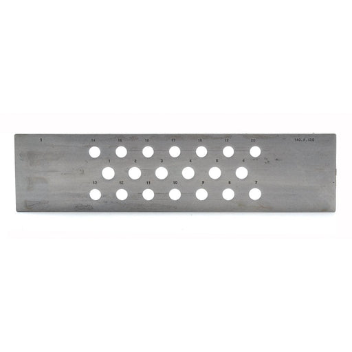 Drawplate Round 14-12MM 20 Holes - Otto Frei