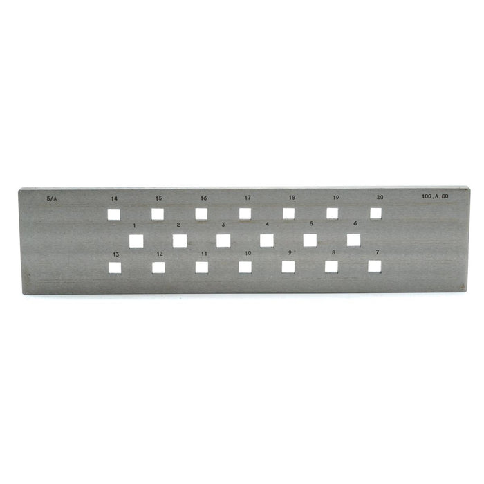 Drawplate Square 10-8MM 20 Holes - Otto Frei