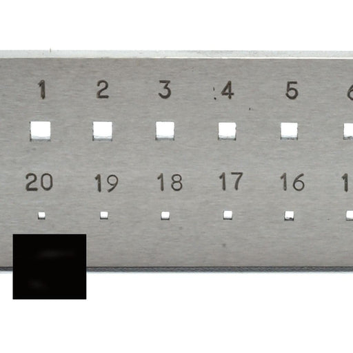 Drawplate Square 2-F 20 Holes - Otto Frei