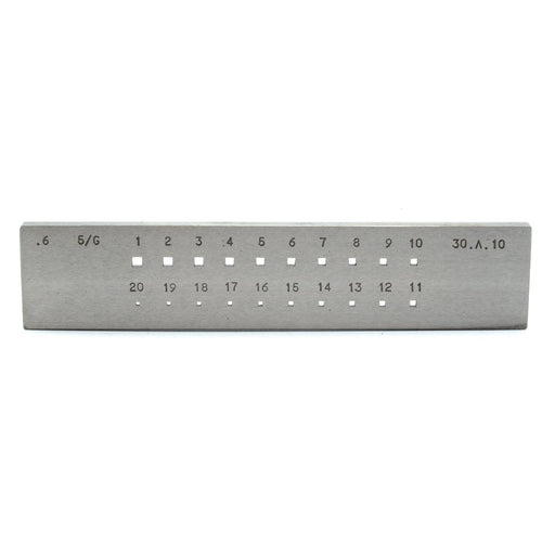 Drawplate Square 3-1MM 31 Holes - Otto Frei