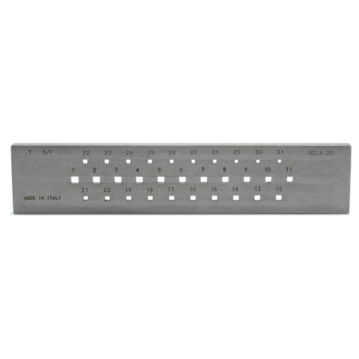 Drawplate Square 5-2MM 31 Holes - Otto Frei