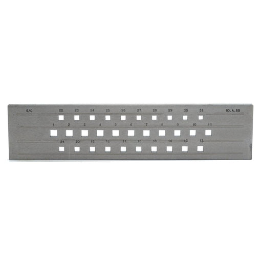 Drawplate Square 8-5MM 31 Holes - Otto Frei