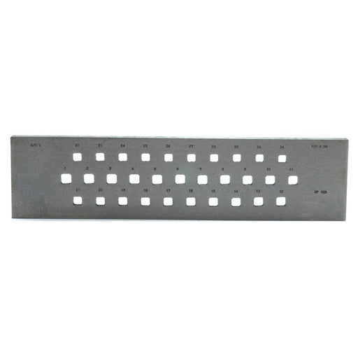 Drawplate Square Cut Corners 12-9MM 31 Holes - Otto Frei