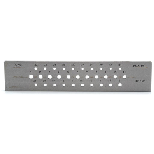 Drawplate Square Cut Corners 6-3MM 31 Holes - Otto Frei