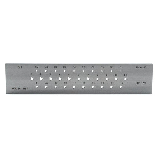 Drawplate Triangle 6-3MM 31 Holes - Otto Frei