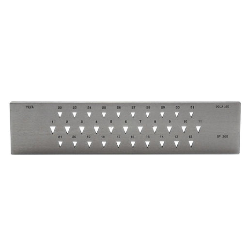 Drawplate Triangle High SP305 9-6MM 31 Holes - Otto Frei