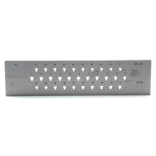 Drawplate Triangle High SP305 12-9MM 31 Holes - Otto Frei