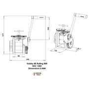 Durston 1002 Hobby 80 Economy Rolling Mill - Otto Frei