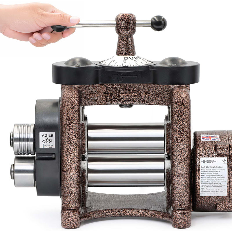 Durston 1018 Agile Elite F110mm Flat Rolling Mill with Reduction Gear - Otto Frei