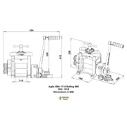 Durston 1018 Agile Elite F110mm Flat Rolling Mill with Reduction Gear - Otto Frei