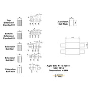 Durston 1018 Agile Elite F110mm Flat Rolling Mill with Reduction Gear - Otto Frei