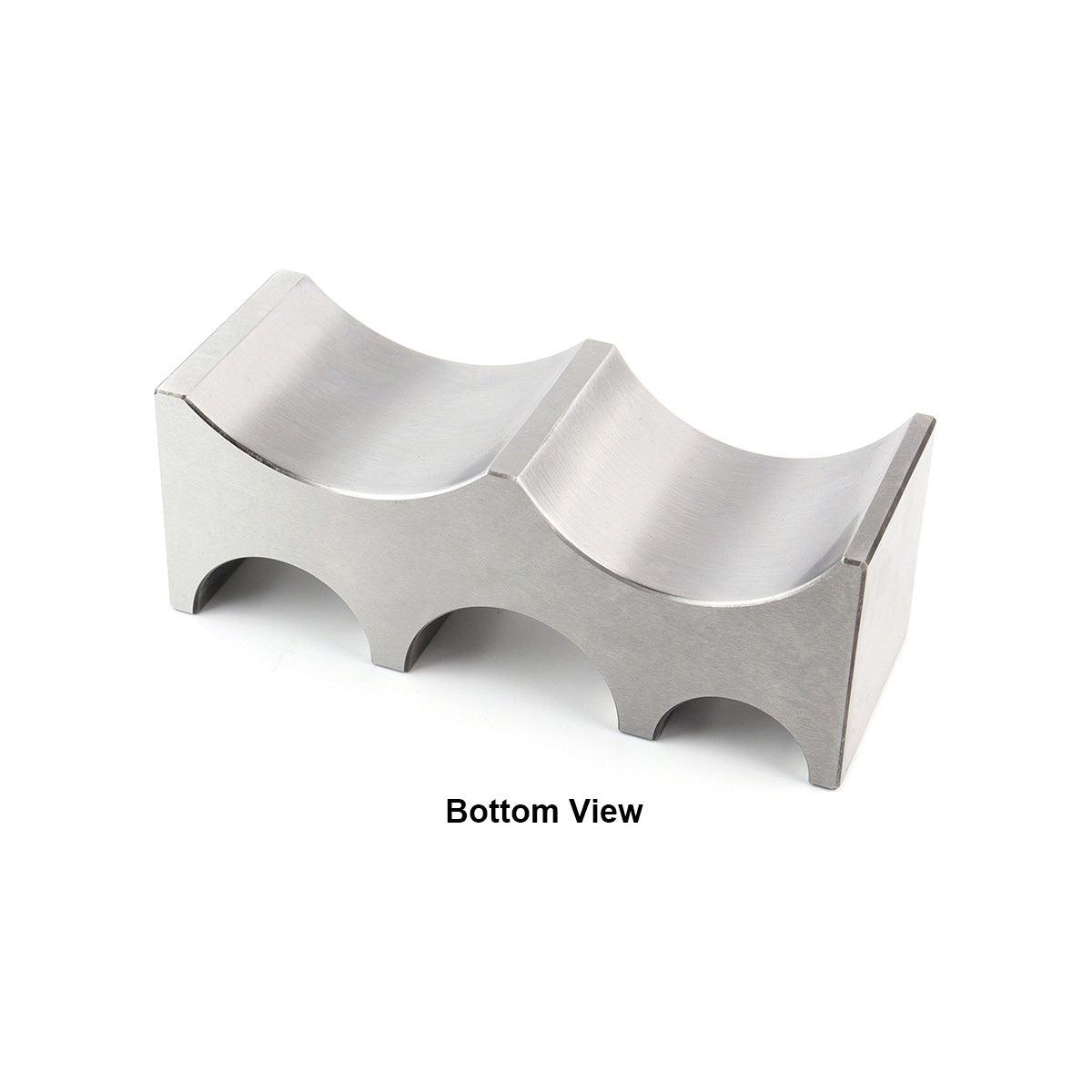 Durston 1157 Large Radiused Steel Forming Block | 5 Half-Round Slots ...