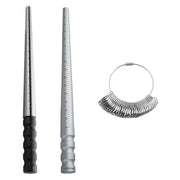 Durston 15242628US PrecisionFit Ring Sizing Set - Steel & Aluminum Ring Mandrels & 31 Ring Set 1-16 USA - Otto Frei