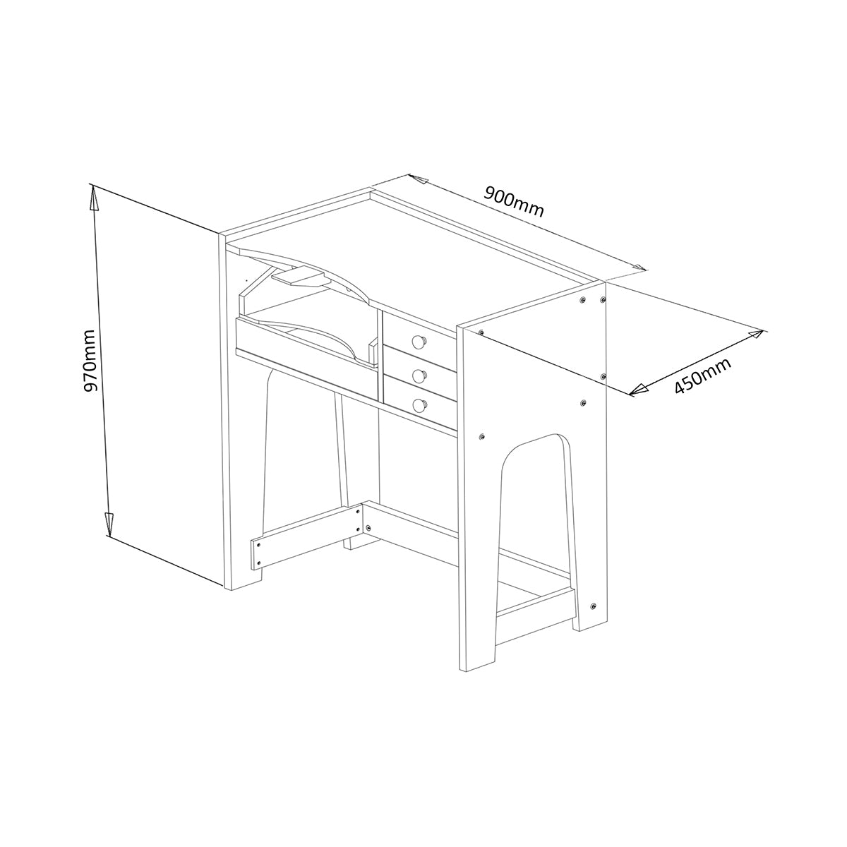 Ships Free Durston 1928 Pro-Lite Jewelers Workbench | OttoFrei.com