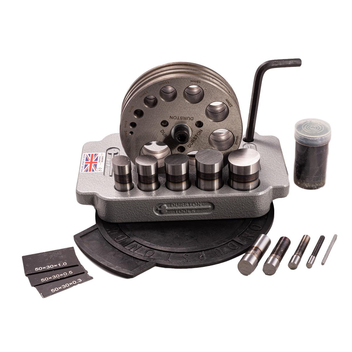 SFC Tools Disc Cutter - Circle Punch Set For Jewelry Making - 5 Punches, Stainless Steel (25-146)