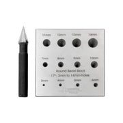 Durston Round Bezel Block Set-17 Degree-3 Rows 3mm to 14mm - Otto Frei