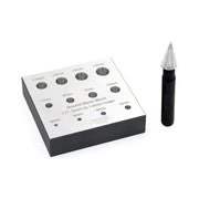 Durston Round Bezel Block Set-17 Degree-3 Rows 3mm to 14mm - Otto Frei