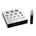 Durston 2241 Set di blocchi per castoni rotondi - 17 gradi - 4 file da 5mm a 20mm
