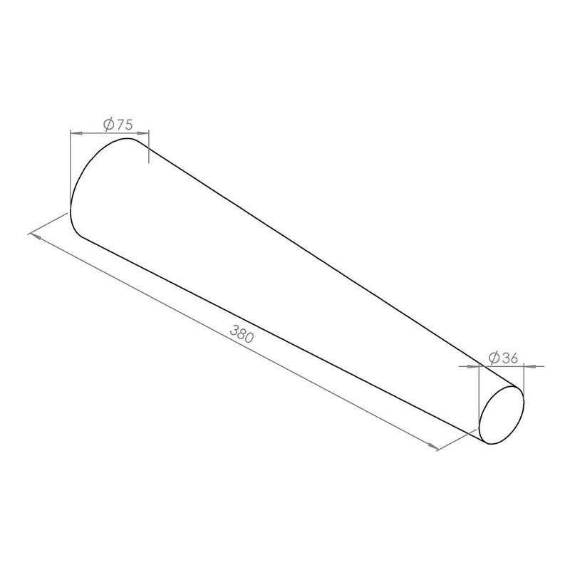 Durston Round Bracelet Mandrel 15" (380mm) Long - Otto Frei