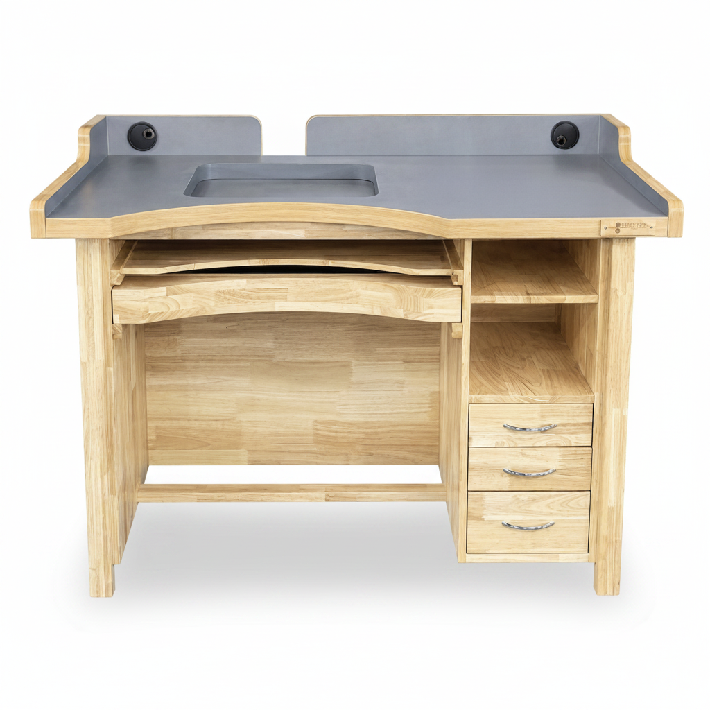 Setters Bench with Stainless Tray and Microscope Cutout | Durston