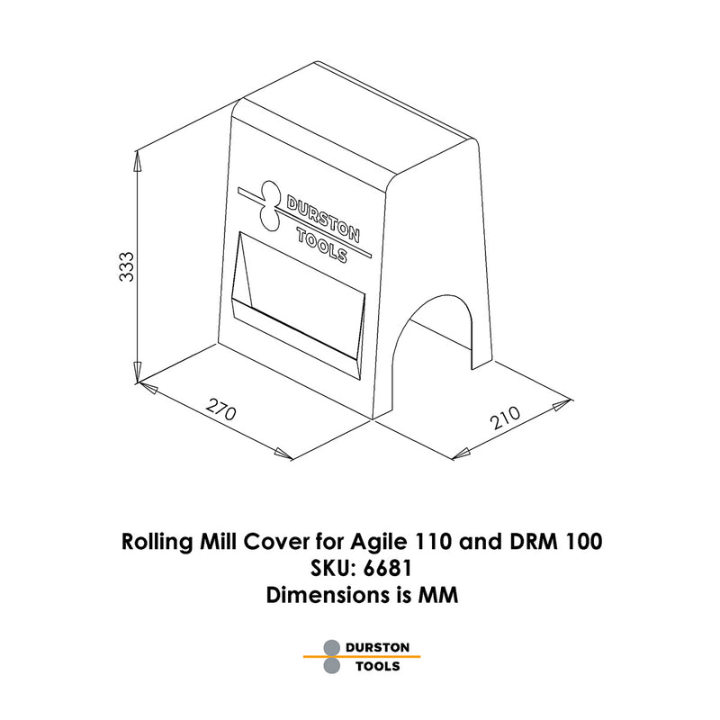 Durston Small Rolling Mill Cover - Otto Frei
