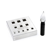 Durston Square Bezel Block Set-17 Degree-3 Rows 4mm to 14mm - Otto Frei