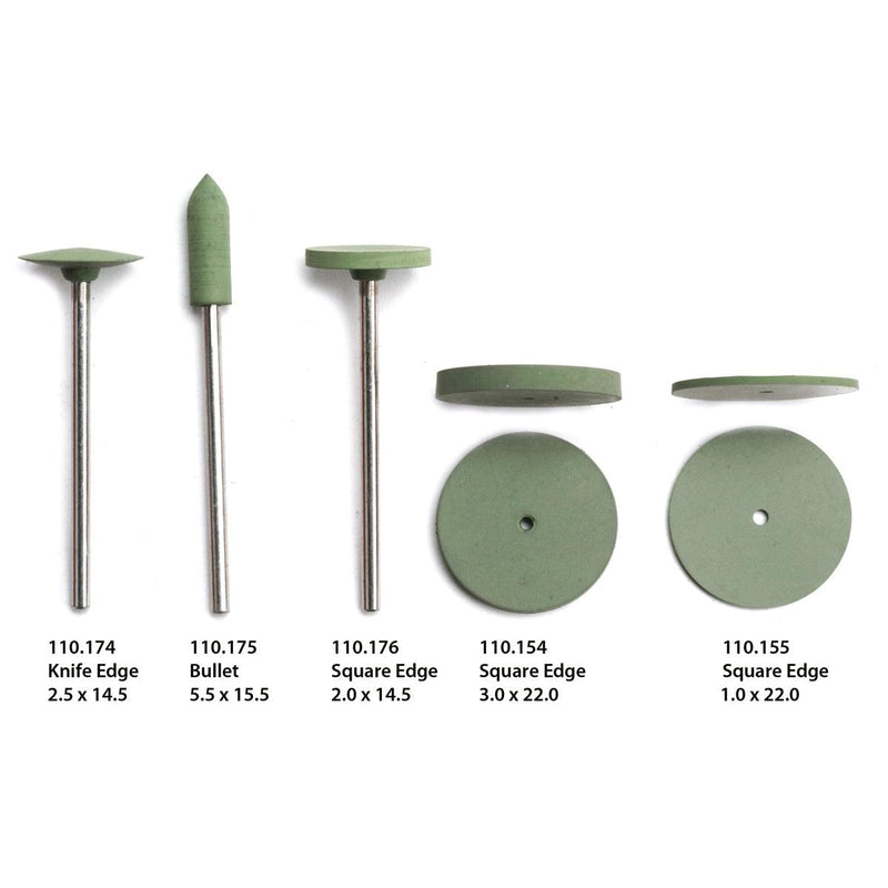 Edenta Swiss Topstar Green Polishing Wheels - Otto Frei