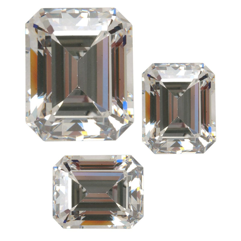 Emerald Faceted Cubic Zirconia - Otto Frei