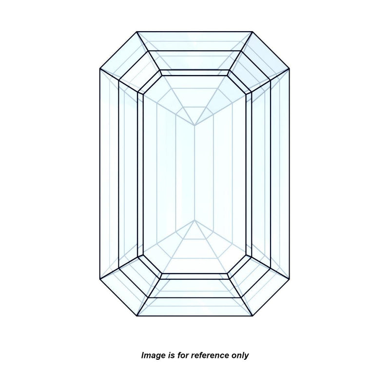 Emerald Moissanite - 8x6mm - Otto Frei