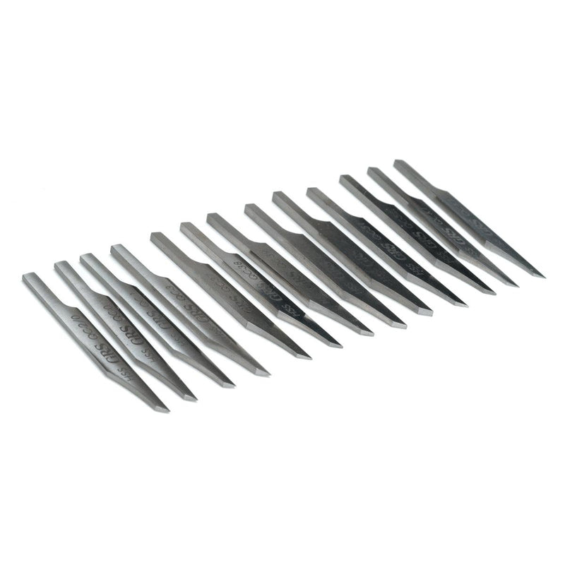 Engravers GRS 022-581 Quick Change Pre-Cut Graver Kit X 12 - Otto Frei