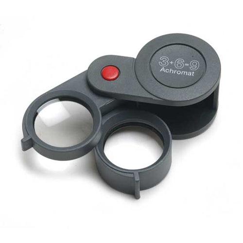 Eschenbach 1186-9 Folding Magnifier 3X & 6X Coated Achromatic Lens - Otto Frei