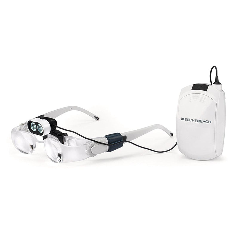 Eschenbach 1624-52 MaxDetail Binocular Magnifiers with LED Headlight - Otto Frei