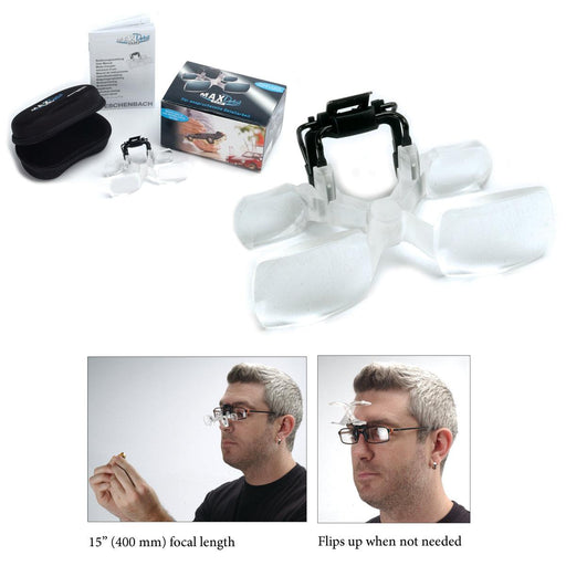 Eschenbach 1624-6 MaxDetail Clip Binocular Magnifiers - Otto Frei