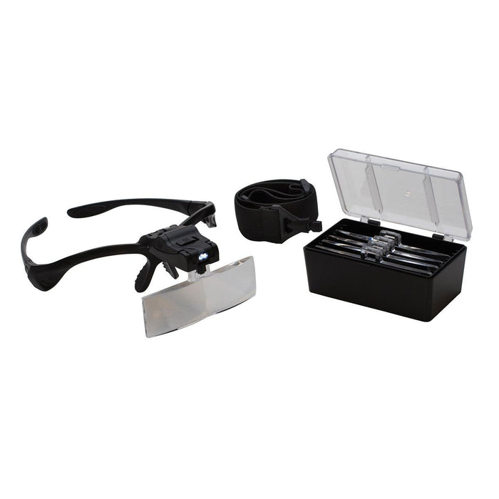EuroTool Magnifier with Five Lenses and LED Light - Otto Frei