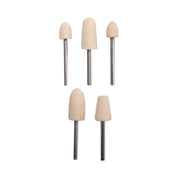 Felt Points-Cone Shaped Medium on 1/8" Shanks-Packs of 3 - Otto Frei