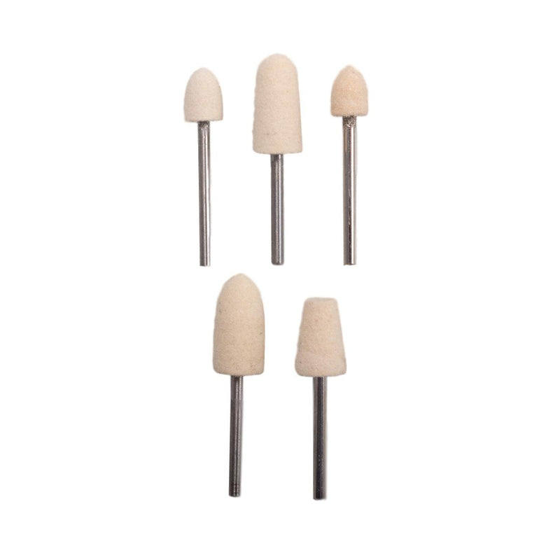 Felt Points-Cone Shaped Medium on 1/8" Shanks-Packs of 3 - Otto Frei