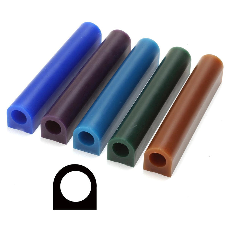 Ferris File-A-Wax Ring Tube T-100 1-1/8"H  X 1"W Flat Top With Off-Center Hole - Otto Frei