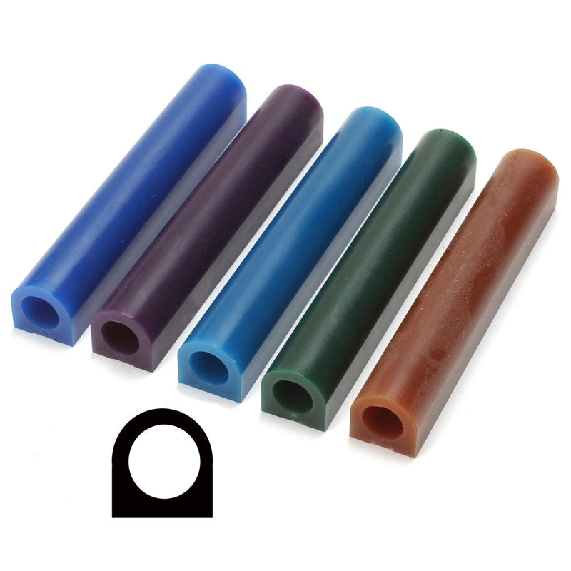 Ferris File-A-Wax Ring Tube T-150 1"H X 1"W Flat Top With Off-Center Hole - Otto Frei